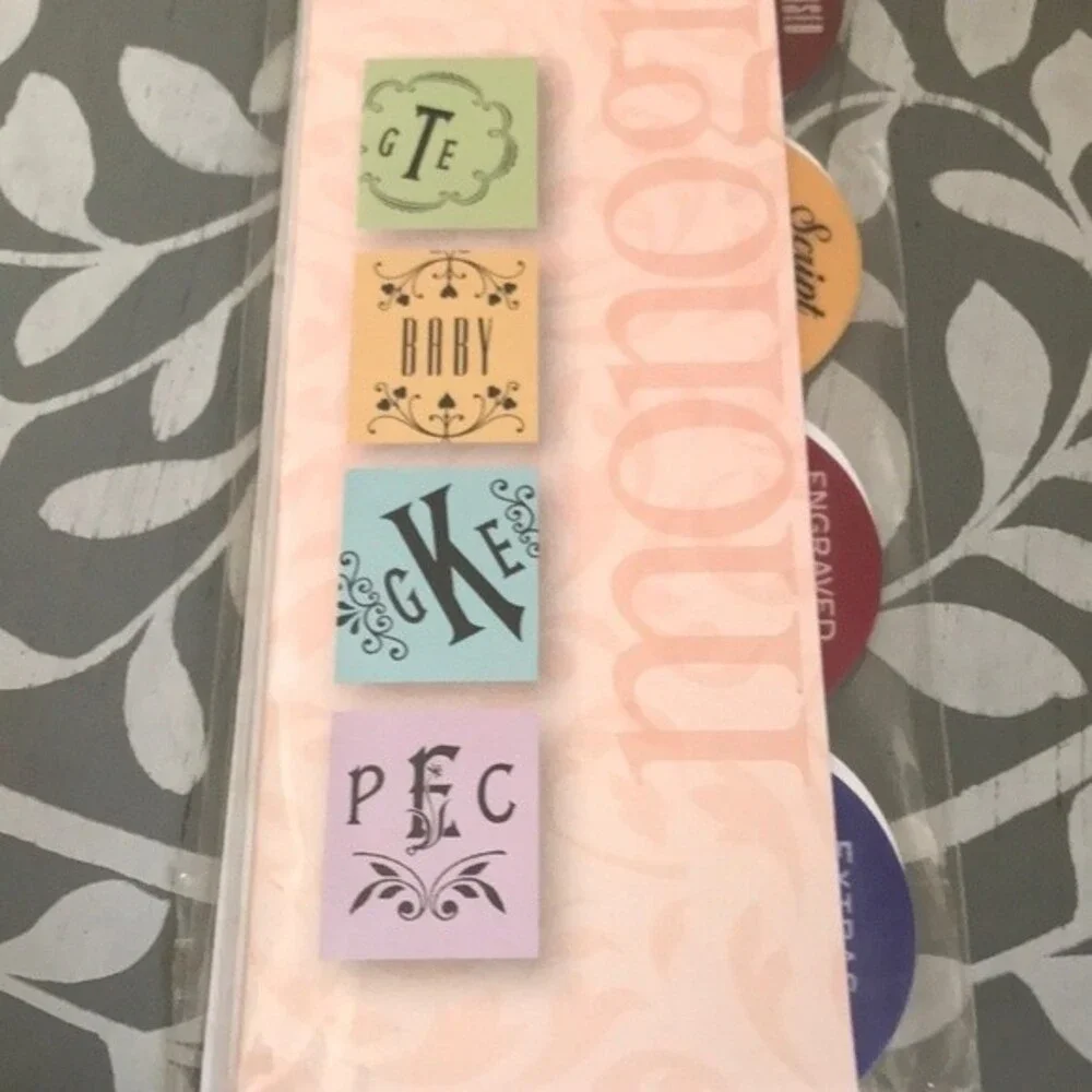 Rub On Transfers To Go Monograms K&Company